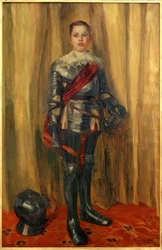 Jörg Trübner in Rüstung